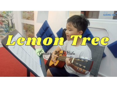 Lemon Tree guitar | Bé Minh Hiếu | Lớp nhạc Giáng Sol Quận 12